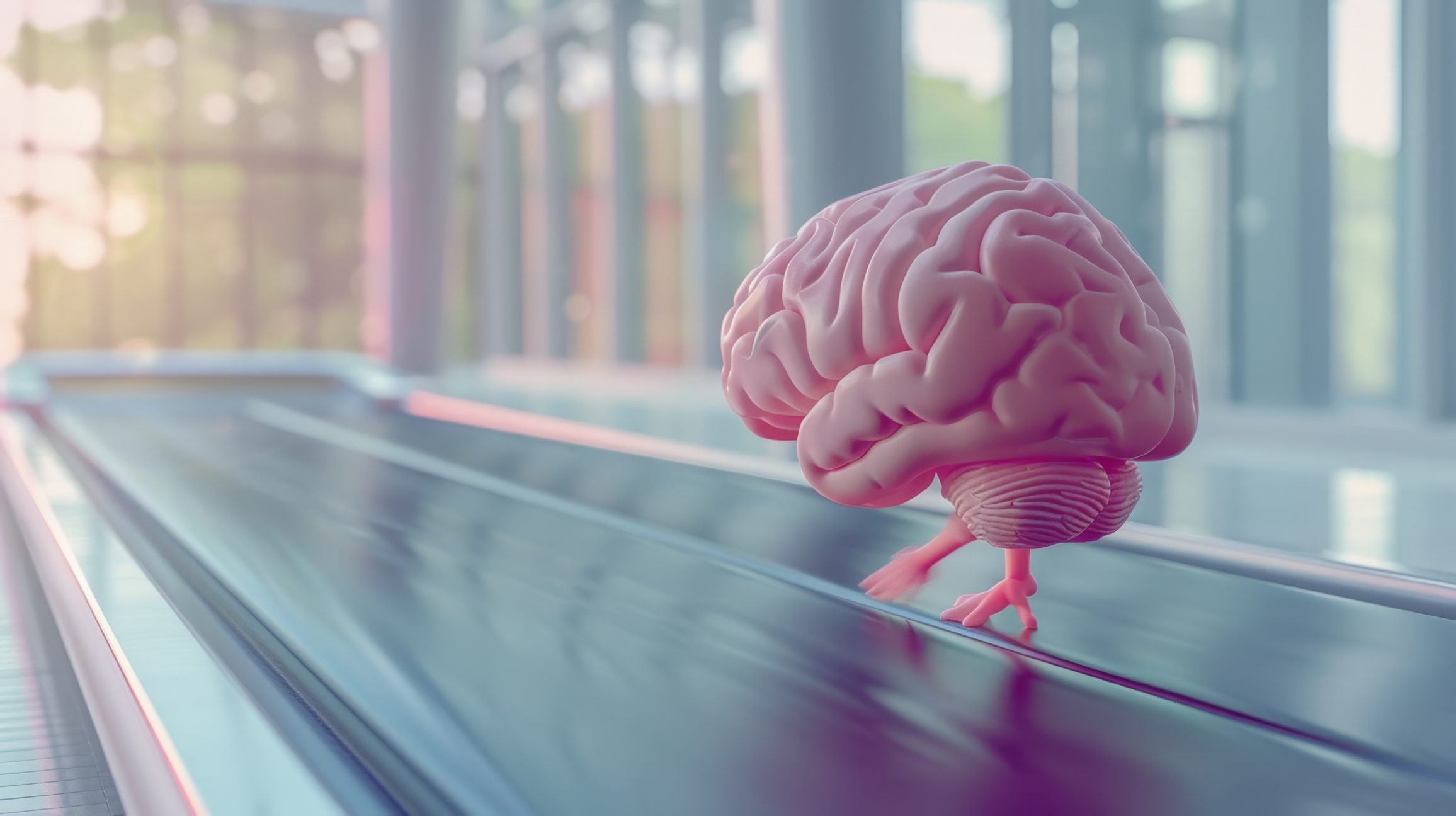 brain on a treadmill thinking