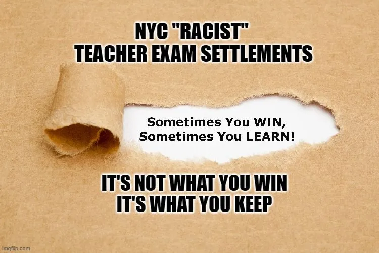 new york city teacher exam settlements